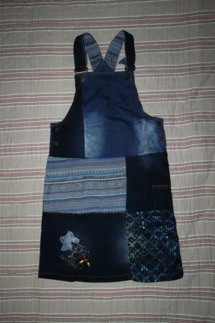 jolie robe en jean fille DESIGUAL 11 / 12 ans comme neuve