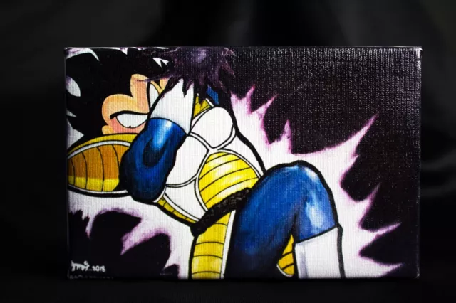 Speed Drawing Goku SSJ3 (Dragon Ball ZドラゴンボールZ) Pintura em tela/Canvas  painting 