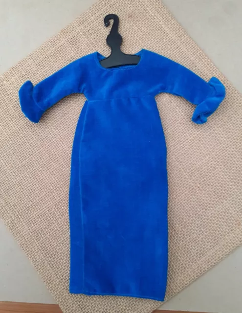 Pedigree Sindy Dolls Miss Beautiful Blue Velvet Dress Original