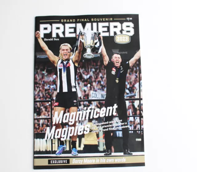 Herald Sun Magazine Premiers Afl Grand Final 2023 Collingwood Magpies Coverage