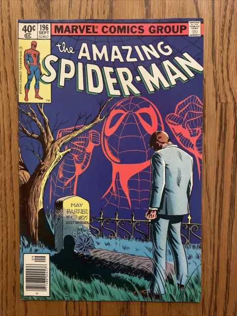AMAZING SPIDER-MAN #196 (Marvel Comics 1979) 1st Deb Whitman, Aunt May Die? VF+