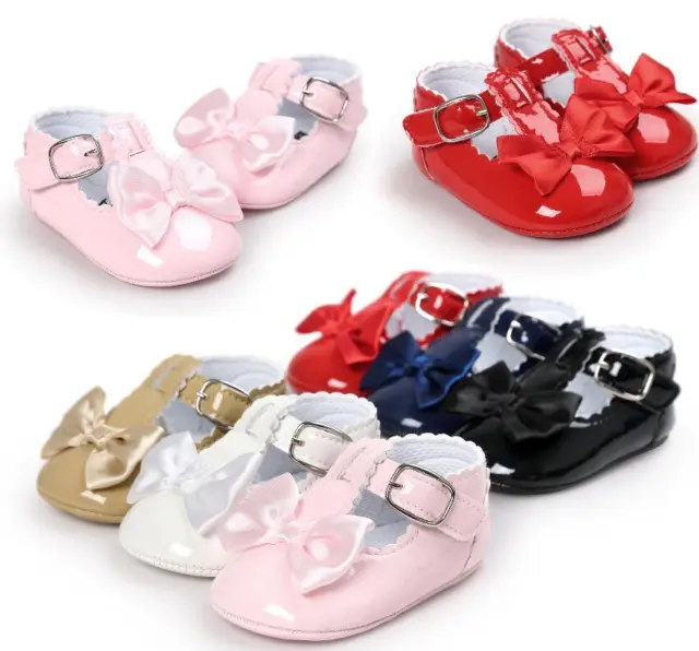 Scarpe principessa Pram bambina scarpe bambino scarpe da bambino scarpe Mary Jane neonato fino a 18 M