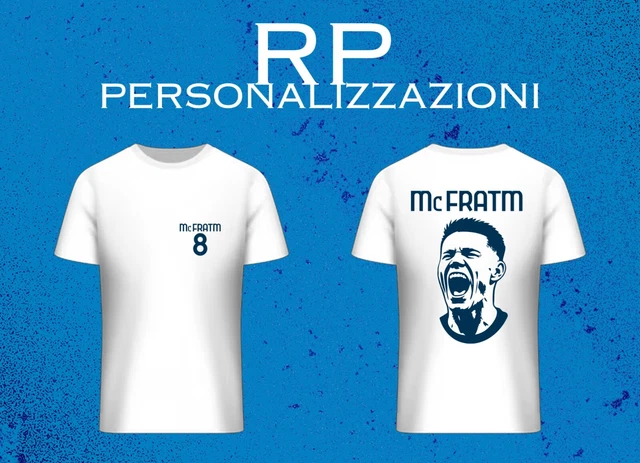 Maglia Napoli 1926 Per Veri Tifosi - Azzurra - 100% Cotone - B&C - Manica Corta