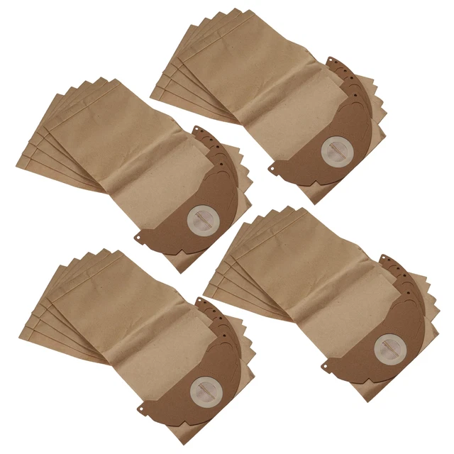 20 Sacs d'aspirateur pour Kärcher WD 2 Premium Basic