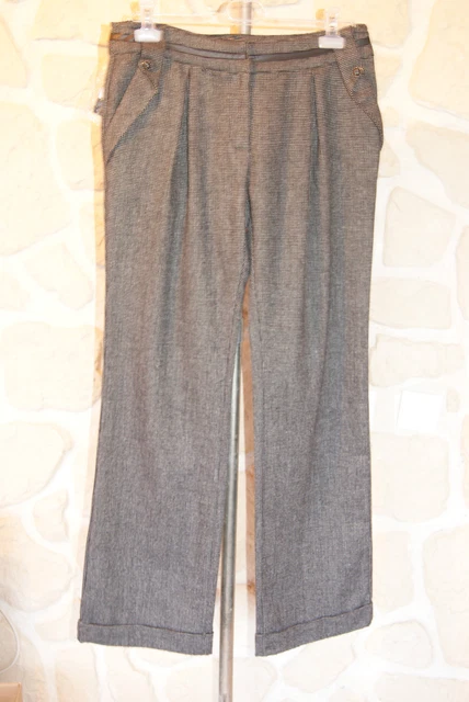 Bermuda large en velours côtelé Noir La fee maraboutee - Femme | Place des Tendances