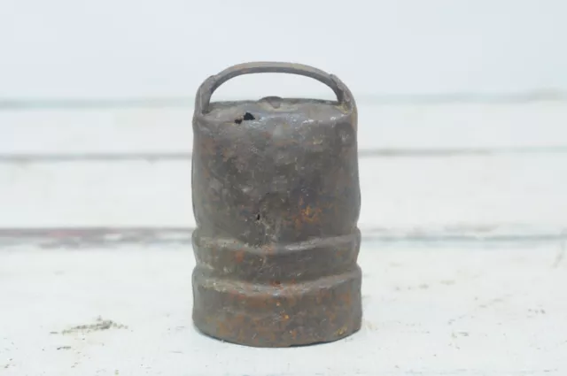 Late 1800's Hand Made Iron Cow or Goat Bell Primitive Decor Rustic Farm House #3