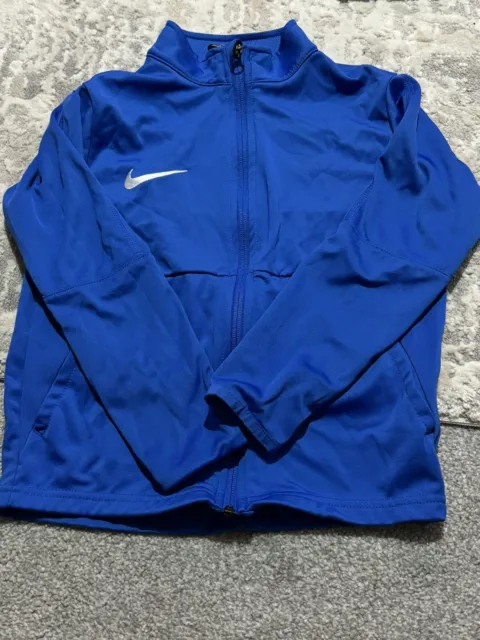 nike boys blue jacket - size xs / size 6-8 years