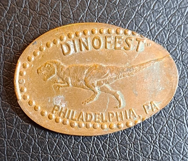 Dinofest Philadelphia PA Elongated Penny Pressed Souvenir Coin #40