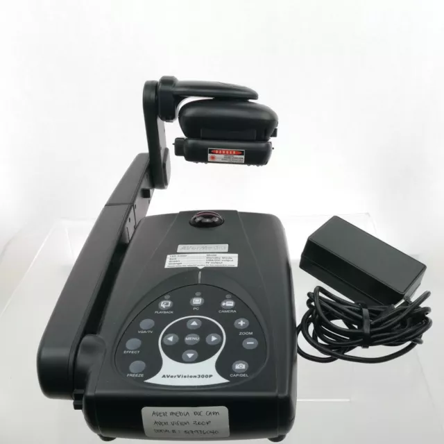 AVERMEDIA AVERVISION 300P Video Presentation document Camera with AC Adapter