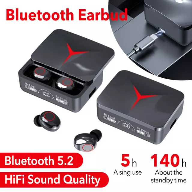 Wireless Bluetooth5.2 Kopfhörer TWS In-Ear Ohrhörer Stereo Gaming Headset M90pro