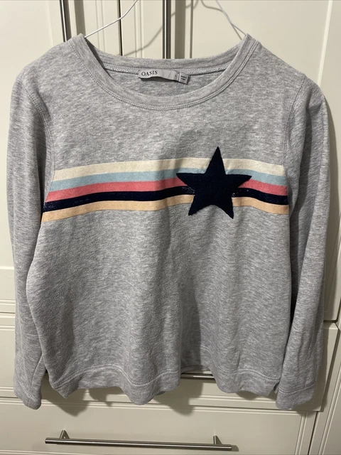 Oasis grey on sale star jumper