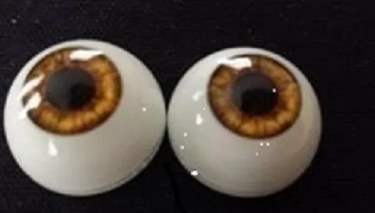 Pabol Doll Eyes CA09 22mm Hazel  Reborn   Acrylic Half Round,FAST SHIPPING