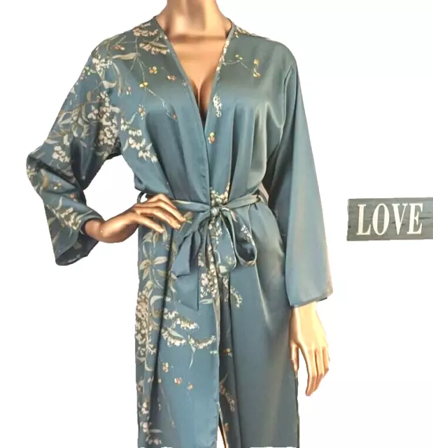 Silk Satin Kimono Robe Dressing Gown Wedding Bridesmaid Sleepwear Nightwear