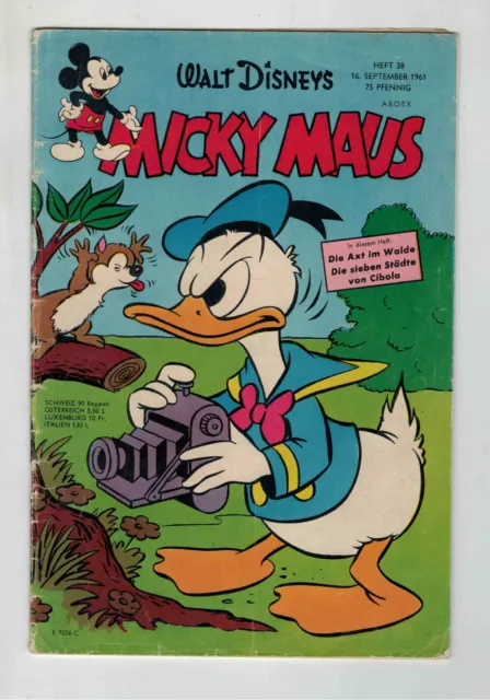 MICKY MAUS Heft 38 vom 16. September 1961 - Strolchi - Donald Duck - Carl Barks!