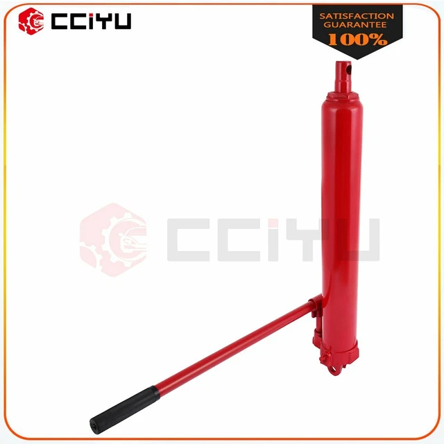 8 TON LONG Hydraulic Ram Jack Engine Lift Hoist Manual Cherry Picker w