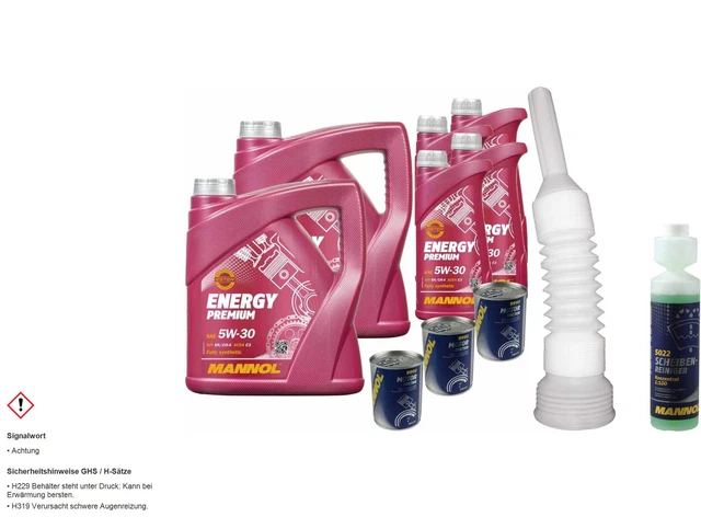 MANNOL - Set di filtri da 7 litri, olio motore Energy Combi