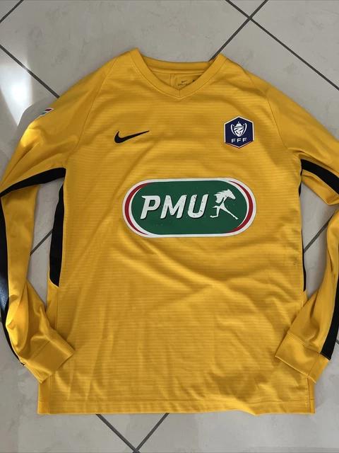 Maillot De Football Vintage N°12 Therigny Sanitaire, Taille S, Couleur Jaune, D'occasion