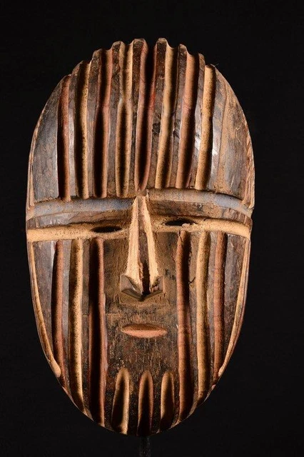20858 African Old Fang Mask / Mask Gabon