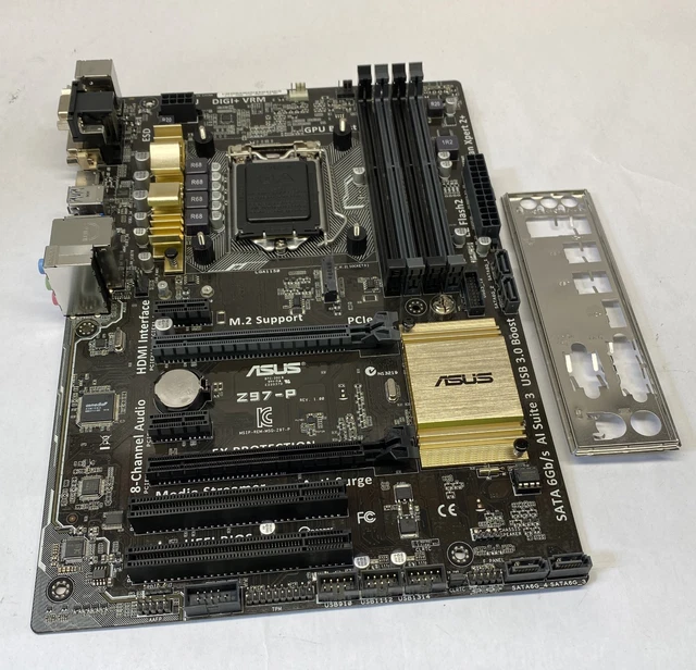 Z97 P ASUS Z97-P REV. 1.00 Socket 1150 ATX Motherboard complete with ...