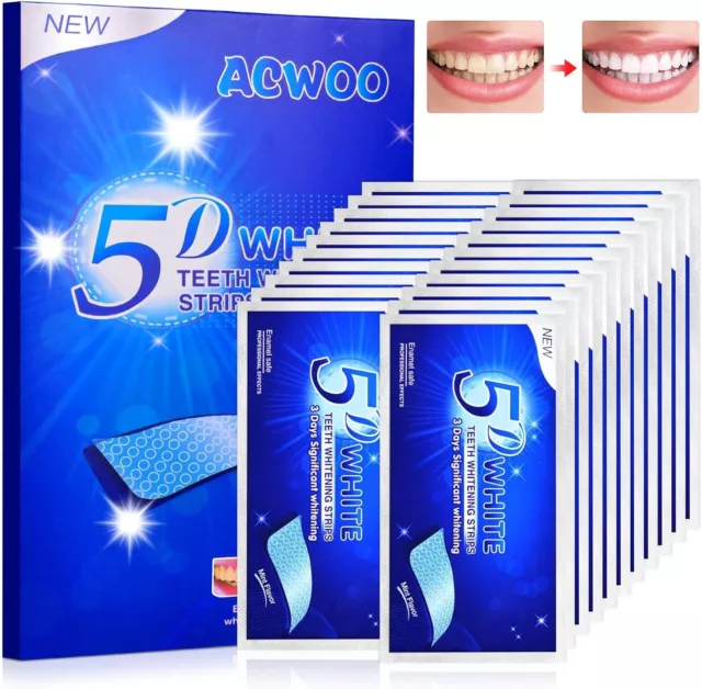 Weiss Streifen 42 Zahnaufhellung Teeth Whitening Strips Bleaching Zähne Aufhell