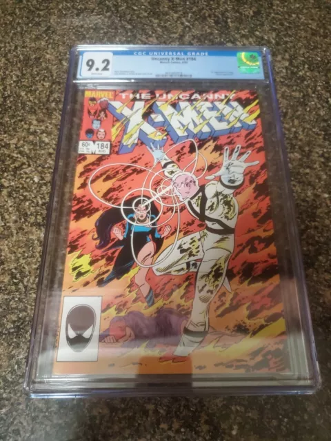 Uncanny X-Men #184 - CGC 9.2-  1984  1st app. Forge White Pages 💥💥