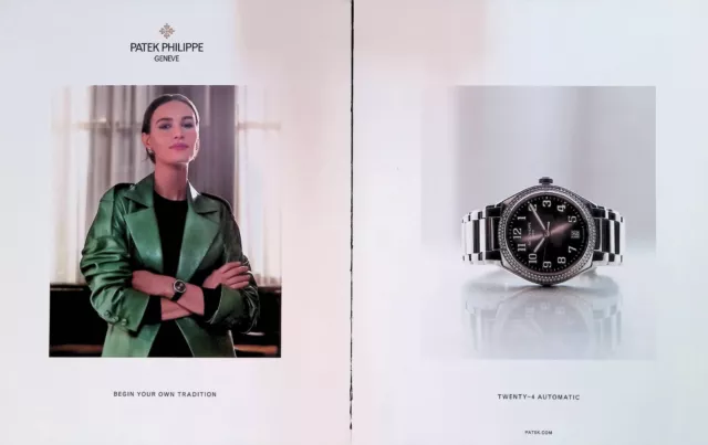 Revista publicitaria impresa Patek Philippe Geneve Town & Country marzo de 2022