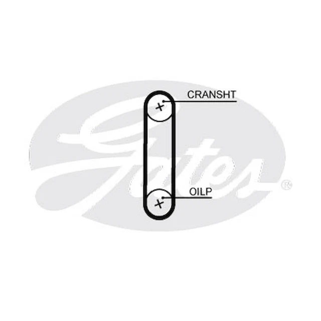 GENUINE GATES TIMING Belt T357HOB £15.96 PicClick UK