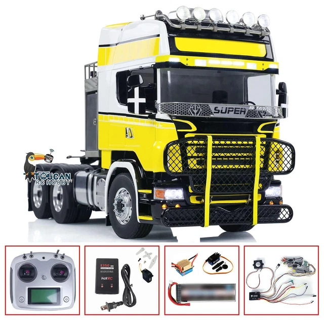 LESU Boîte à Batterie Métal/plastique – Pour Camion RC 1/14 Tractor Truck
