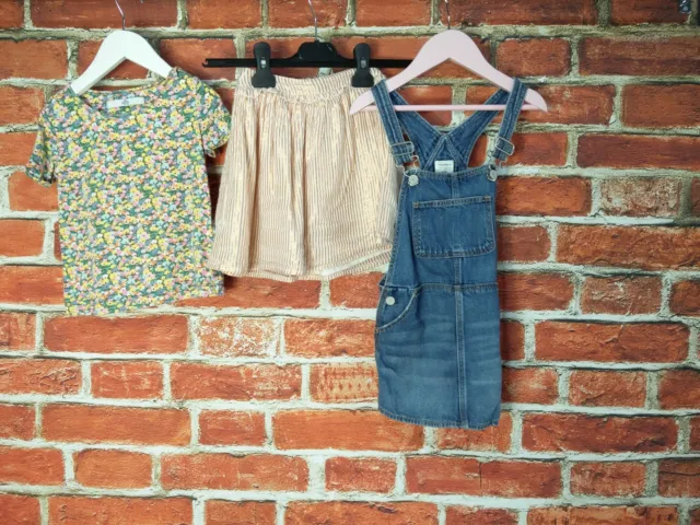 Girls Bundle Aged 2-3 Years Gap M&S Next Dungaree Dress Skirt T-Shirt Denim 98Cm