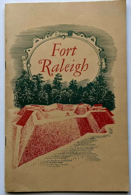 1952 Fort Raleigh National Park Historical Handbook #16 Vintage Tourism