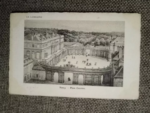 Cpa  Nancy Place Carrière