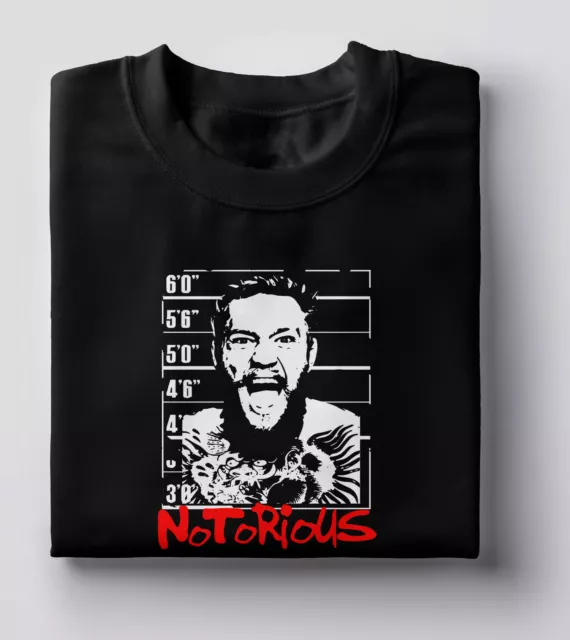Maglietta Notorious Conor Mcgregor - MMA UFC Fighter Champ Irlanda Prison Lineup
