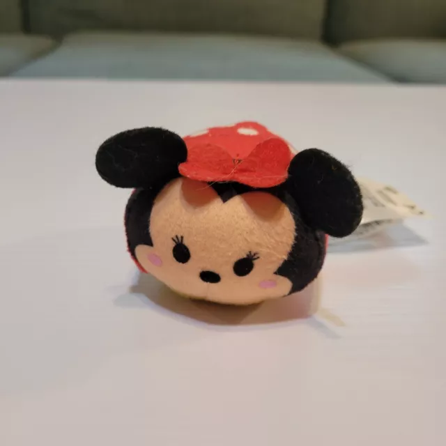 Disney Tsum Tsum Minnie Mouse Plush Stuffed Animal Toy Classic Character New