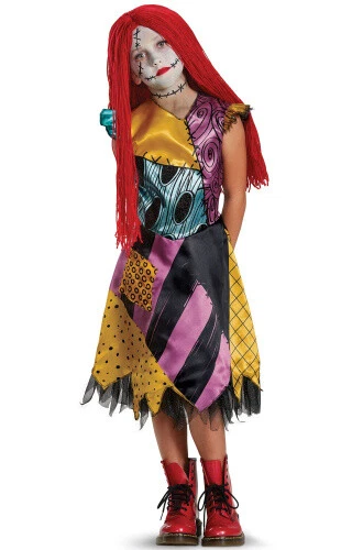 (large(10-12)) - Sally Deluxe Child Costume. The Nightmare Before Christmas