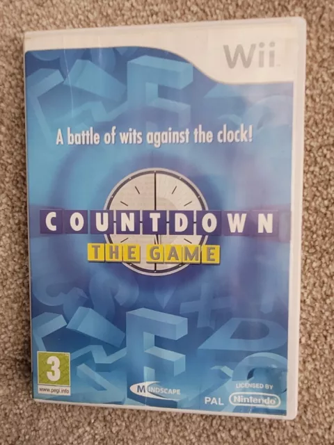 Countdown The Game Nintendo Wii Game for Kids PAL UK