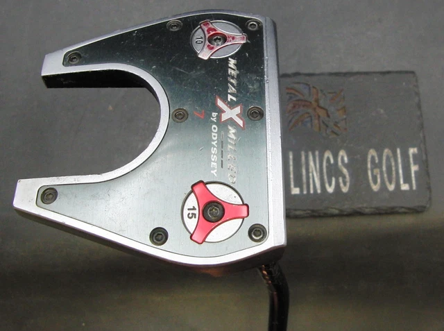 Odyssey Metal X Milled 7 Putter Coated Steel Shaft 87cm Length Psyko Grip* Odyssey Metal X Milled 7 Putter Coated Steel Shaft 87cm Length Psyko Grip*