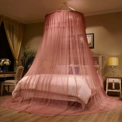 Princess Mosquito Net Romantic Hung Dome Thicken Yarn Bed Valance Anti-Mosquito