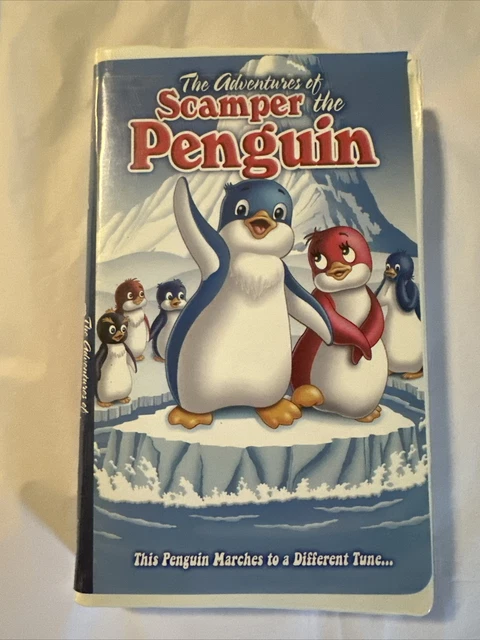 THE ADVENTURES OF SCAMPER the Penguin - VHS Lot x2 - Just For Kids