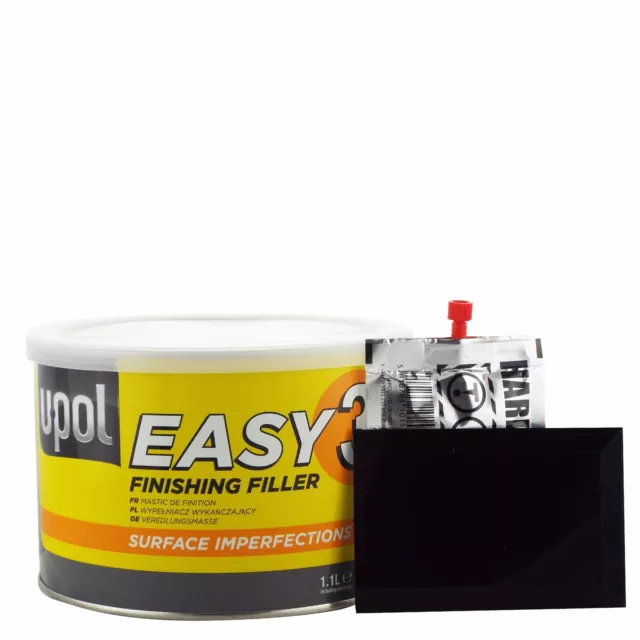 Upol Easy 3 Fine Smooth Top Stop Gold Finishing Body Filler 1.1L 2