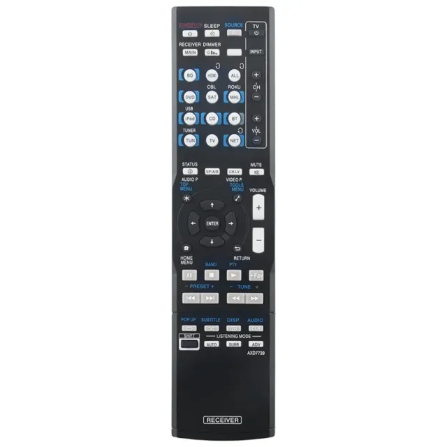 AXD7739 Replace Remote Control for  AV Receiver VSX-830-K VSX-45 VSX-8306304