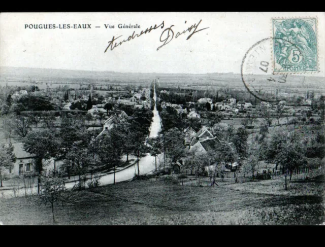 POUGUES-LES-EAUX (58) VILLAS in 1907