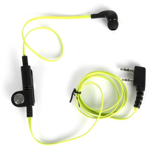 Green Fashion  Style Earbud Headphone K Plug Fit for BF888s UV5R UV82