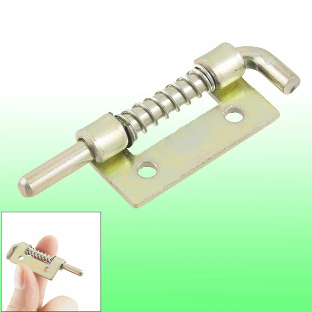 Spring Loaded Click Latch HARDWARE SPRING LOADED Metal Security Barrel Bolt Latch 2
