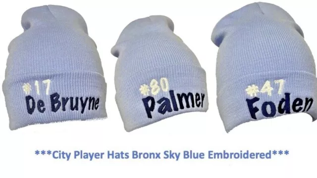 Manchester City Player Hats De Bruyne ,Foden , Palmer Hashtag Gifts