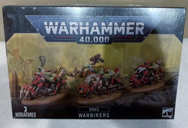 Warhammer 40k Orks Warbikers x3 - new in box