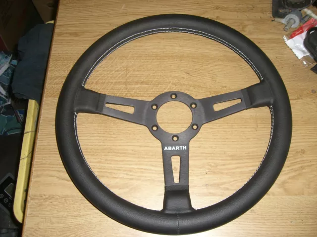 Lenkrad Sportlenkrad Steering wheel Lancia Delta Integrale Abarth 350 mm