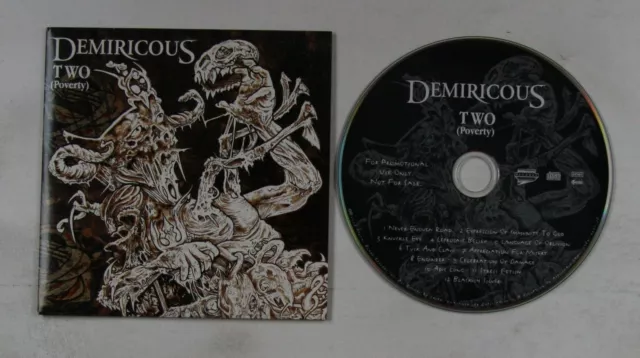 Demiricous Two (Poverty) GER Adv Cardcover CD 2007 Death Metal Thrash