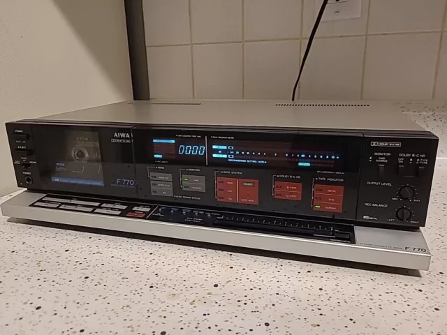 AIWA Model AD-F770U Stereo Cassette Deck Won’t Play Cassette