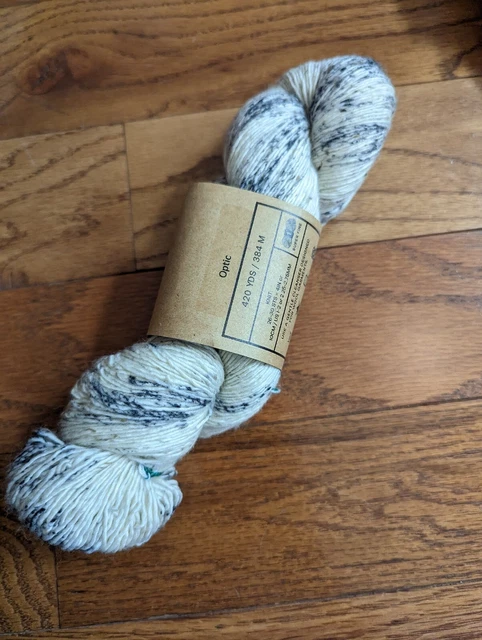 Madelinetosh TML TWEED optic 420yd sock 90/8/2; SW merino/viscose/nylon