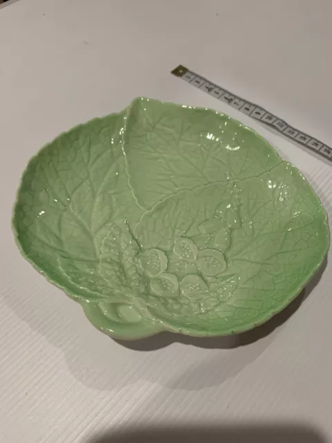 Vintage Carlton Ware English China Salad Ware Series Green Foxglove Dish